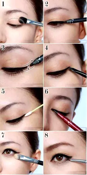 眼线液的画法步骤图 9步轻松打造不晕妆