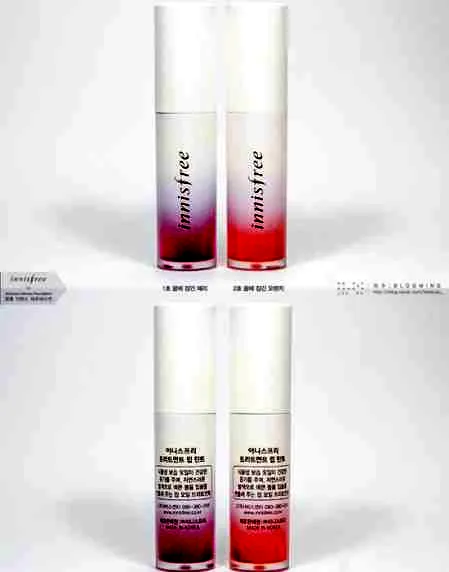 悦诗风吟2016新品唇釉试色 新品色彩抢先看