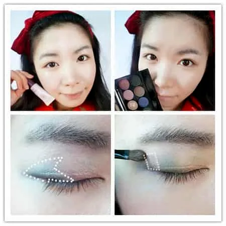 日系珠光奇幻猫眼妆教程 超“米粒”上演时尚戏码