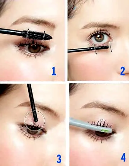 2013春季流行靓丽妆容 精致眼睫眼妆腮红画法