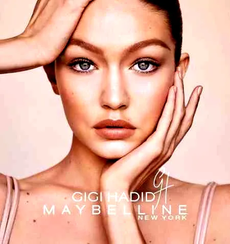 Gigi Hadid与Maybelline合作推出联名彩妆系列