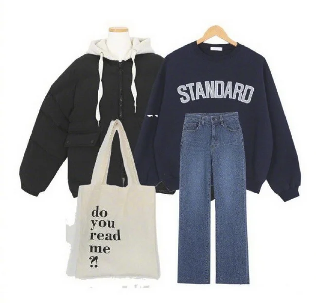 一衣多搭:黑色短款羽绒服的9种搭配