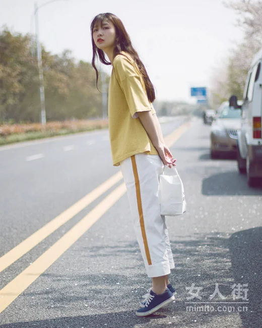 哈伦裤不仅会嘻哈，潮妞的哈伦裤搭配