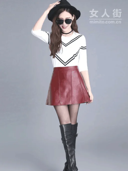 我想说的是身材不够,皮裙来凑!