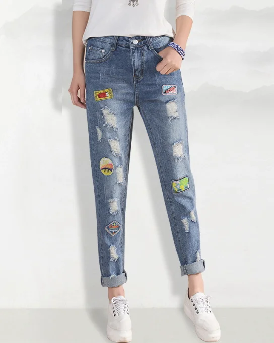 率性做自我,一条破洞牛仔裤就足够!