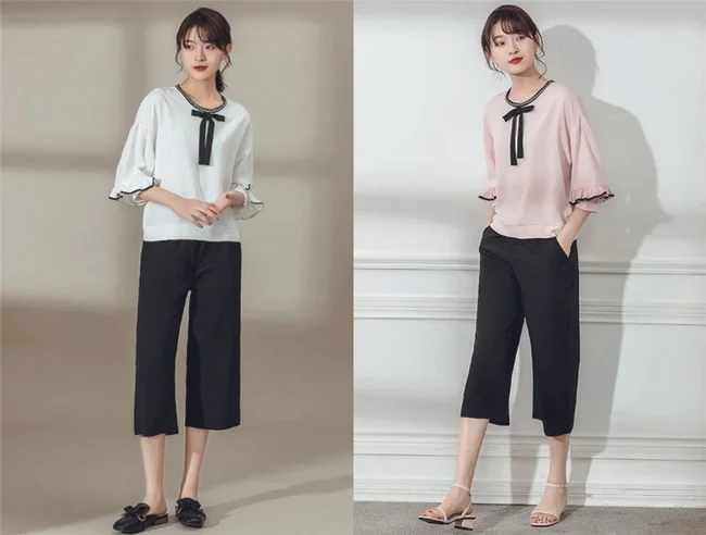 适合45岁女人穿的休闲减龄套装