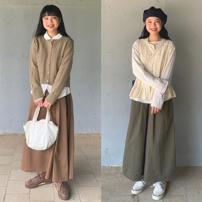 复古少女的百搭盐甜系秋日穿搭合集 ​​​​