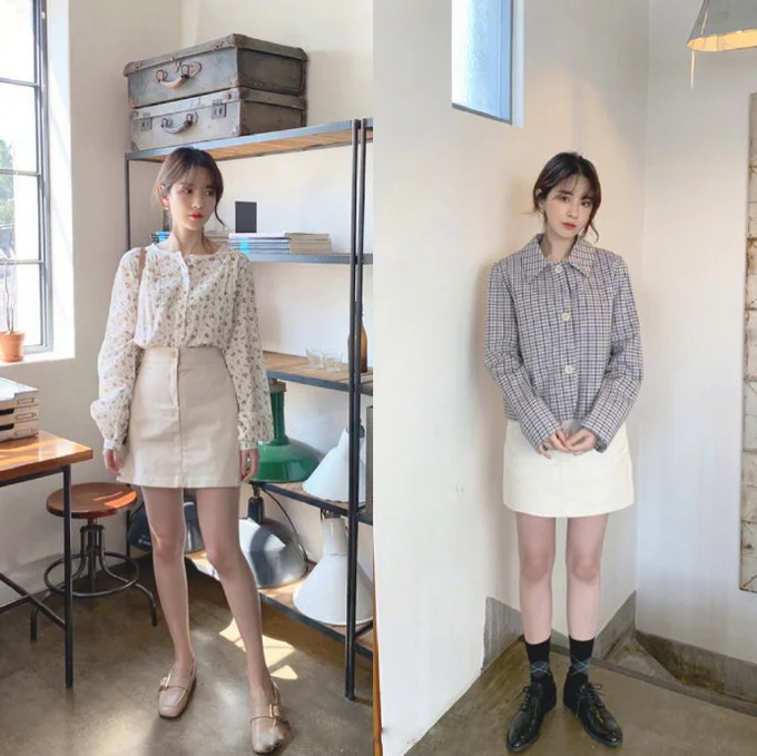 95后的温柔小清新少女搭配