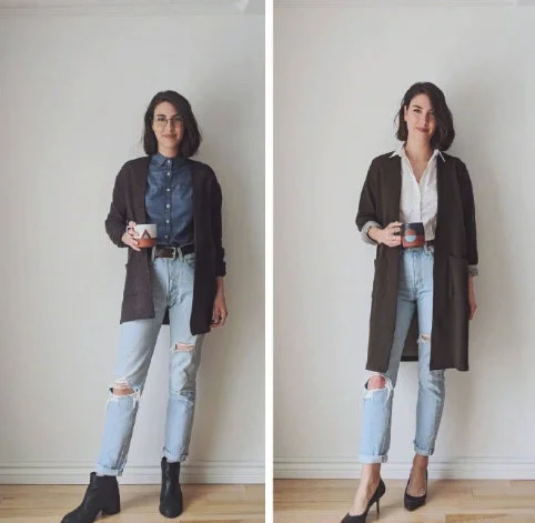 博主Petra Alexandra的极简风穿搭示范