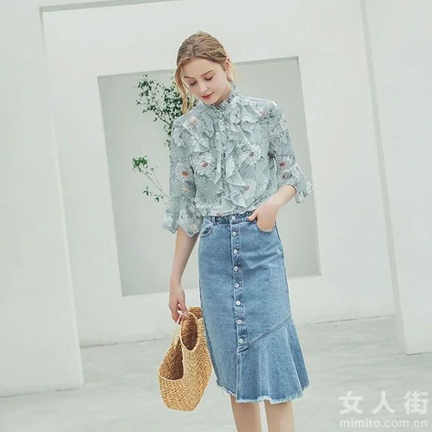 夏季小短腿如何拯救？半身A字裙逆袭