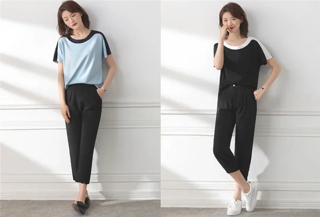 适合45岁女人穿的休闲减龄套装