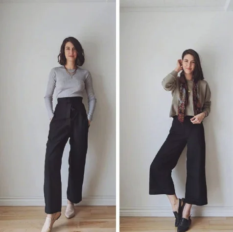 博主Petra Alexandra的极简风穿搭示范