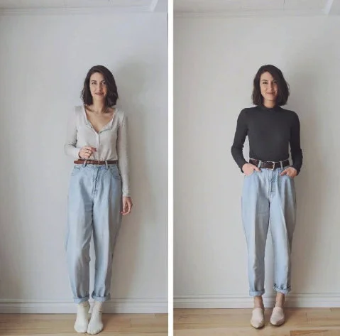 博主Petra Alexandra的极简风穿搭示范