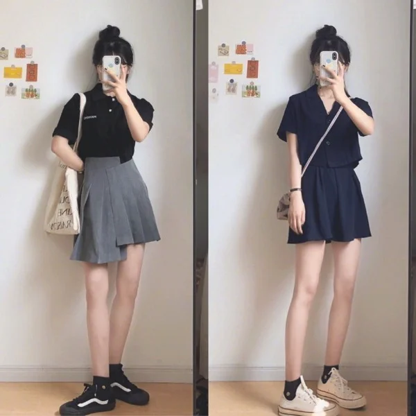18套小个子女生的气质夏日穿搭