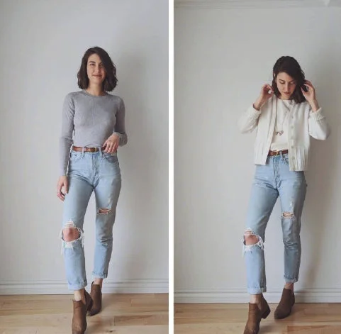 博主Petra Alexandra的极简风穿搭示范