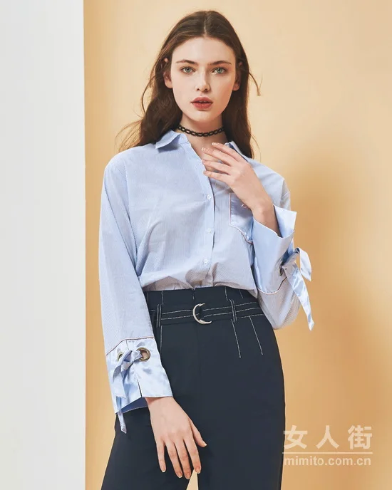 女性衬衫搭配，春季经典时髦感穿搭