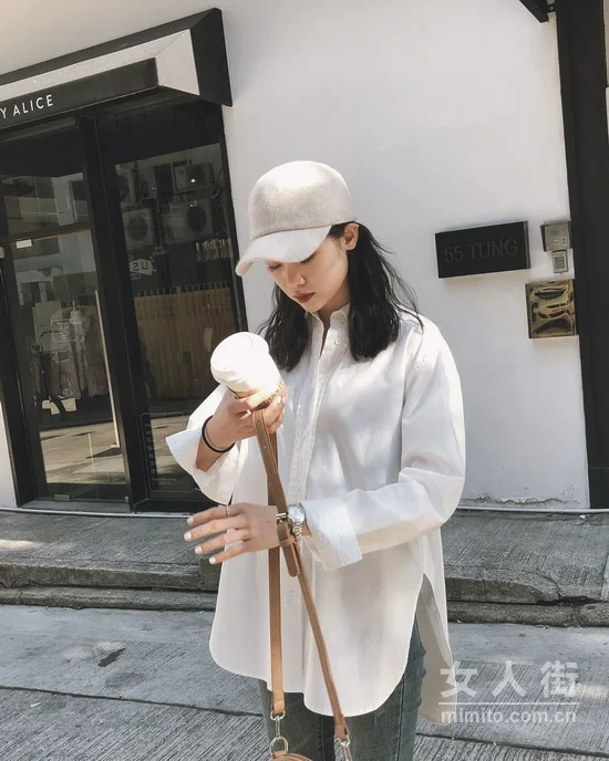 女性衬衫搭配，春季经典时髦感穿搭