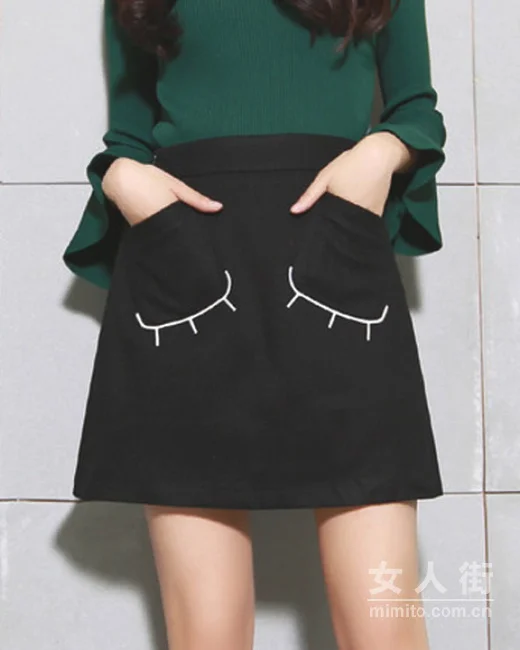 呢大衣+半身裙,秋冬凹造型这么穿!