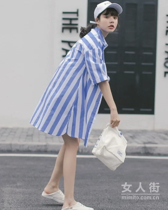 好看不过衬衫，显瘦不过竖条纹