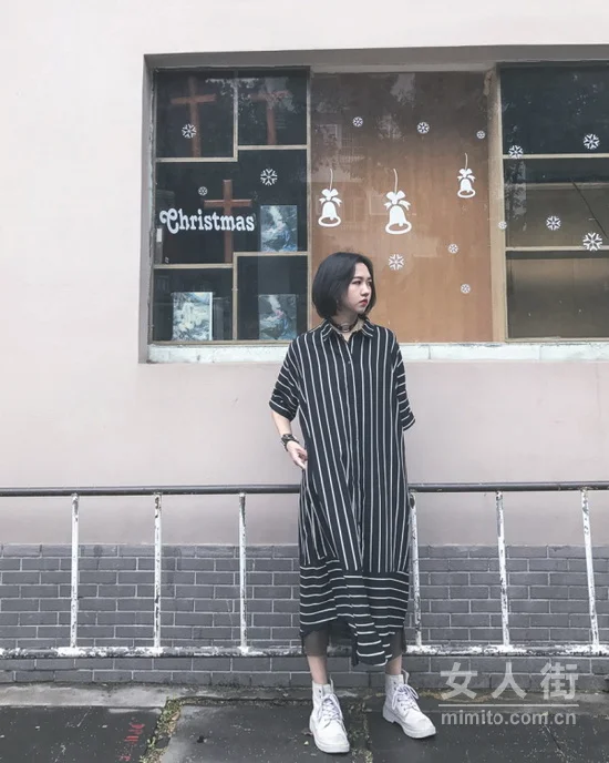 好看不过衬衫，显瘦不过竖条纹