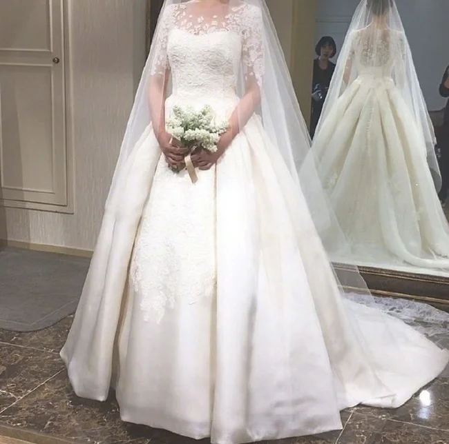 试穿实拍!2019最新时尚婚纱照片大全