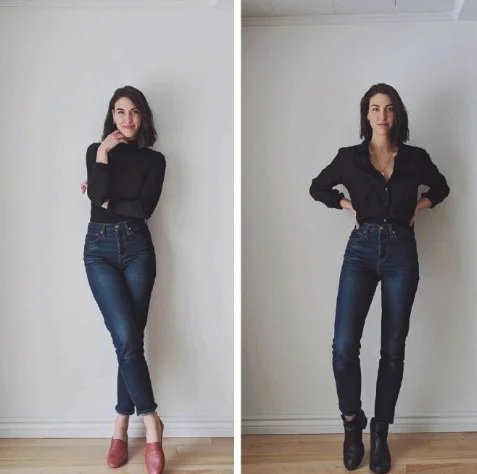 博主Petra Alexandra的极简风穿搭示范