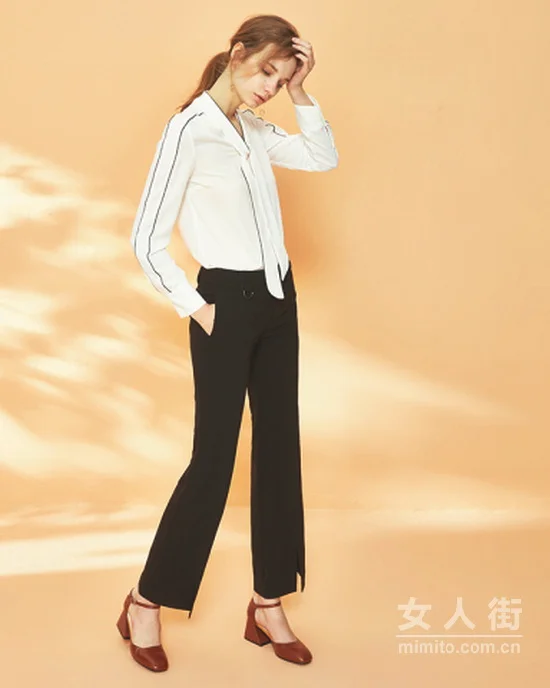 女性衬衫搭配，春季经典时髦感穿搭
