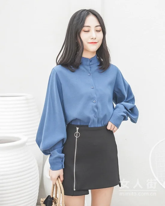 女性衬衫搭配，春季经典时髦感穿搭