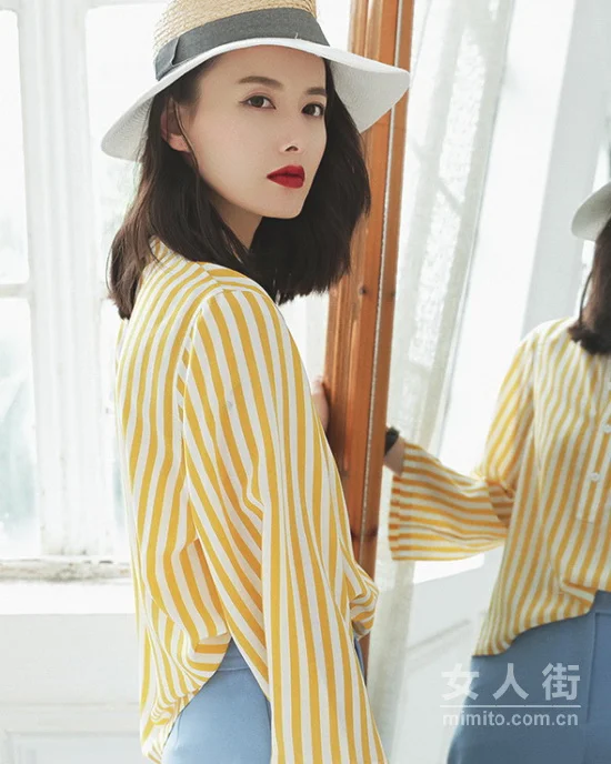 好看不过衬衫，显瘦不过竖条纹