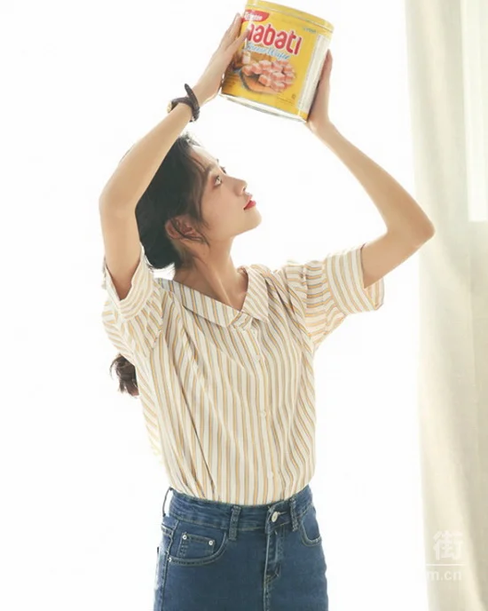 好看不过衬衫，显瘦不过竖条纹