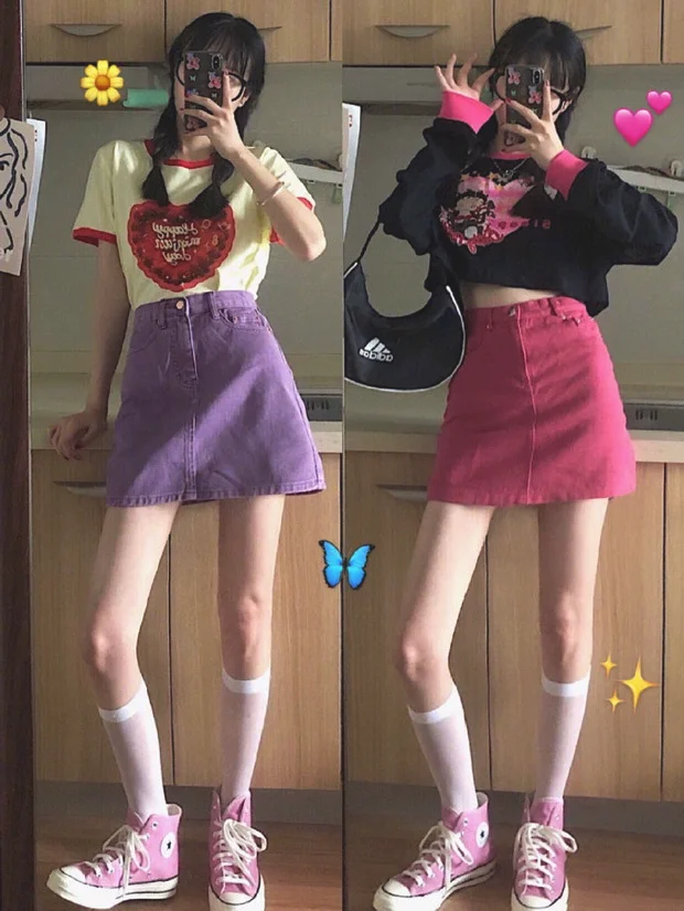 18套适合学生党 夏日酷girl穿搭示范