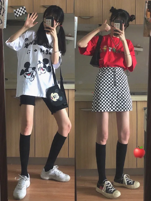 18套适合学生党 夏日酷girl穿搭示范