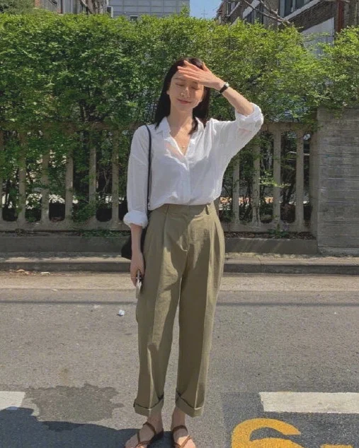 简约大气的春夏OL通勤穿衣搭配合集