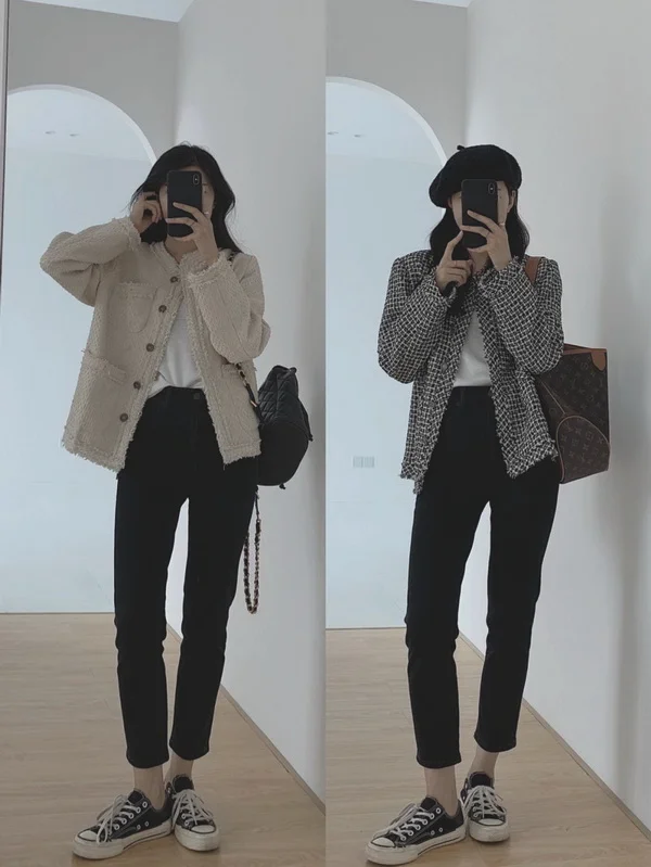 2021小个子女生秋冬宝藏外套穿搭示范