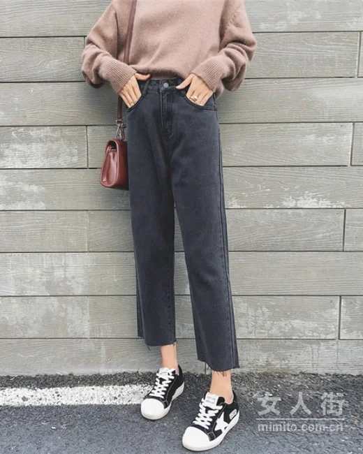 秋冬美妞的牛仔裤，要的就是腔调