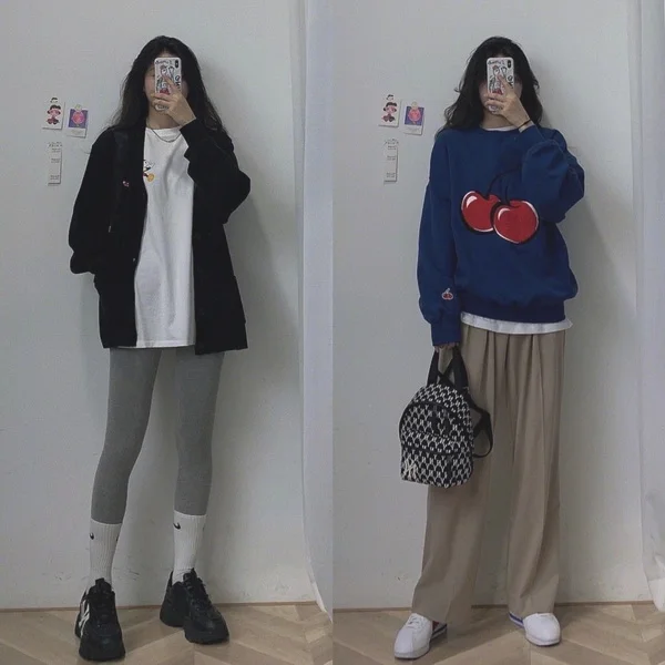 18套可盐可甜的早秋穿搭参考