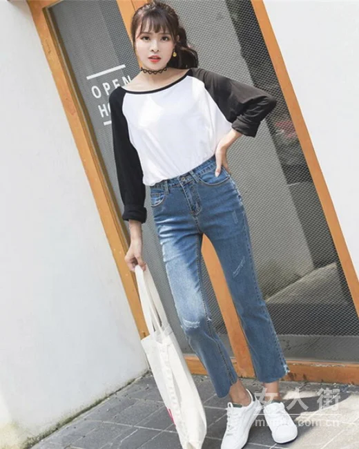 秋冬美妞的牛仔裤，要的就是腔调