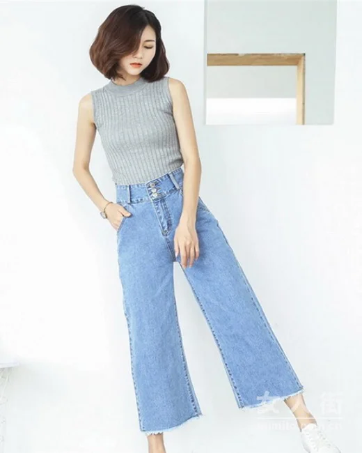 秋冬美妞的牛仔裤，要的就是腔调