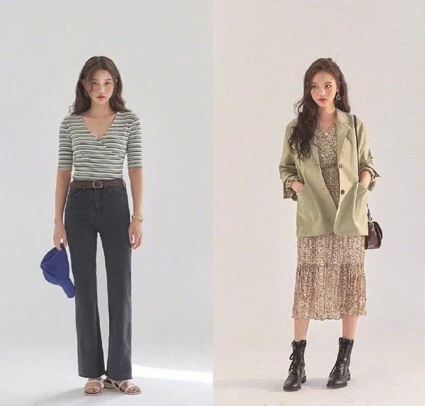 五月穿搭分享，富有层次感的女生搭配