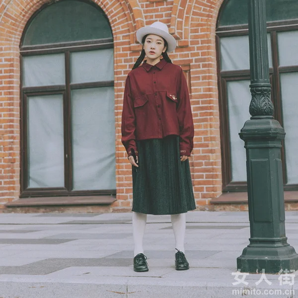 冬季女生衬衣穿搭，赶紧GET起来