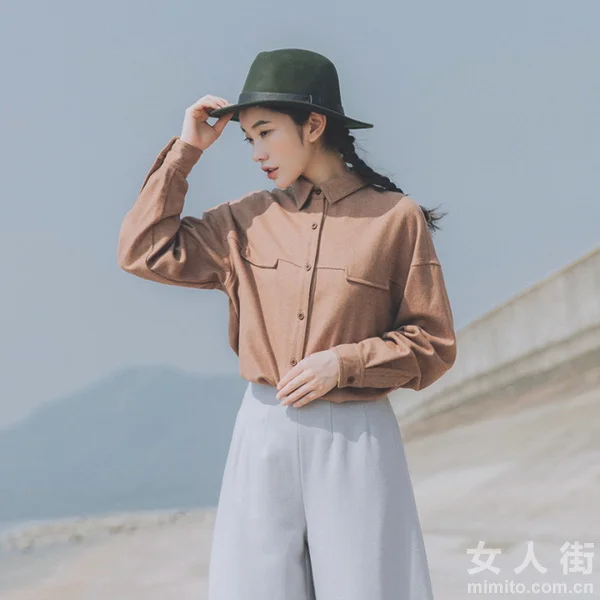 冬季女生衬衣穿搭，赶紧GET起来