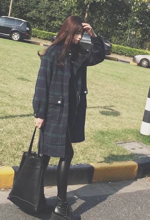 像女明星一样穿！长款呢子大衣示范