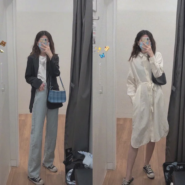 四月OL风工作日穿搭示范，值得借鉴！ ​