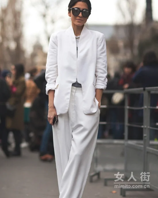 西装+下装,搭出各类风格的时髦穿搭