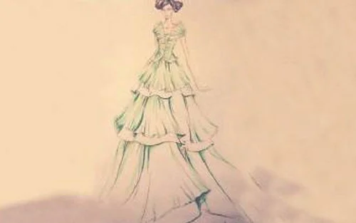 服装设计人体手绘_服装设计人体比例画法