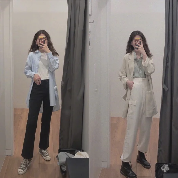 四月OL风工作日穿搭示范，值得借鉴！ ​