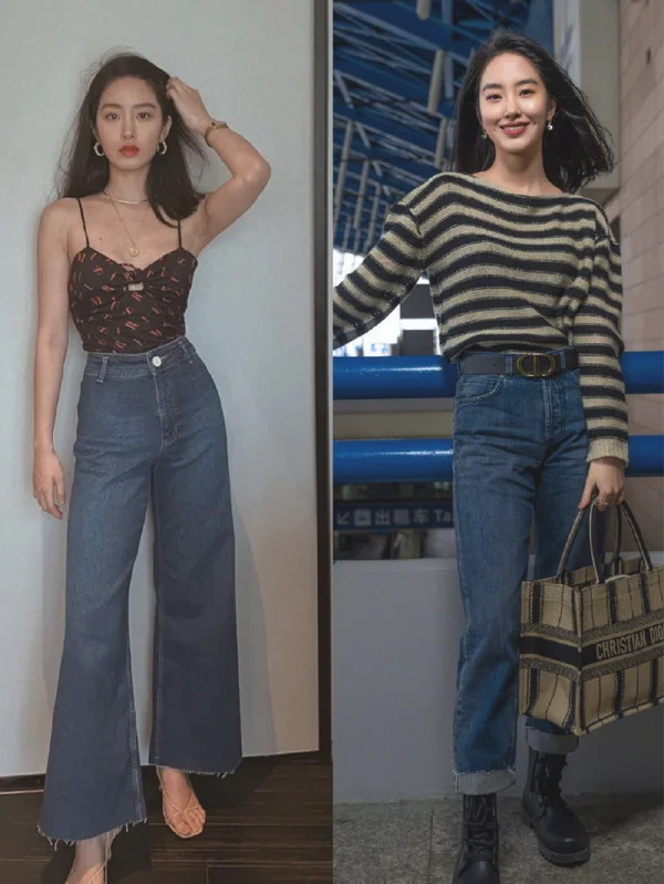 杨采钰穿搭图集，亚洲女孩的法式风情