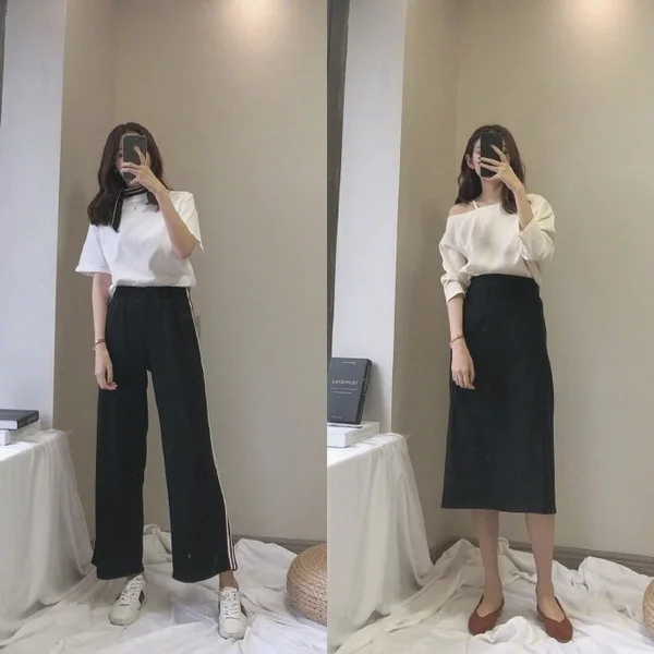 95后女生早秋气质休闲通勤风穿搭