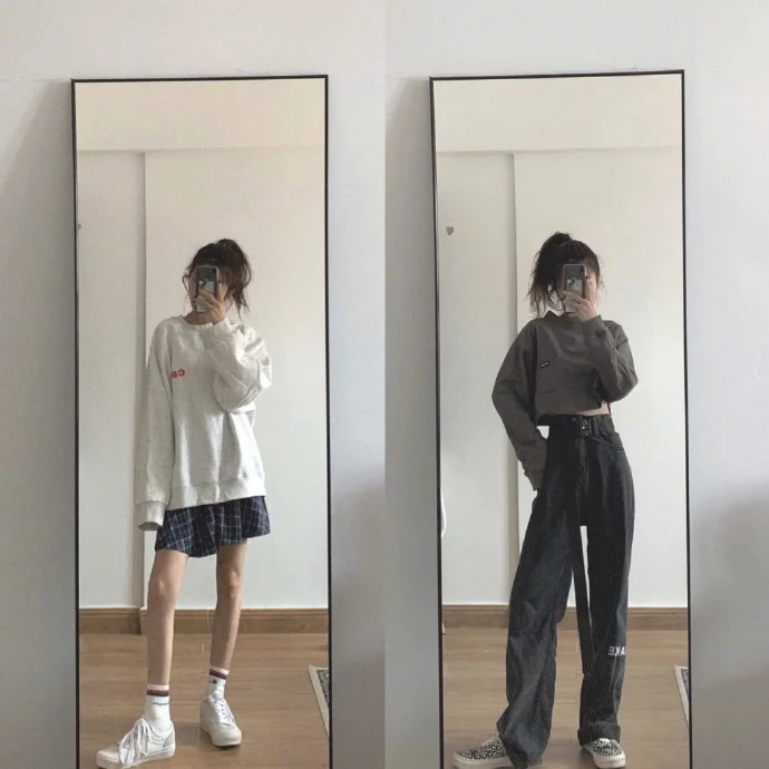 18套适合酷女孩的早秋穿搭