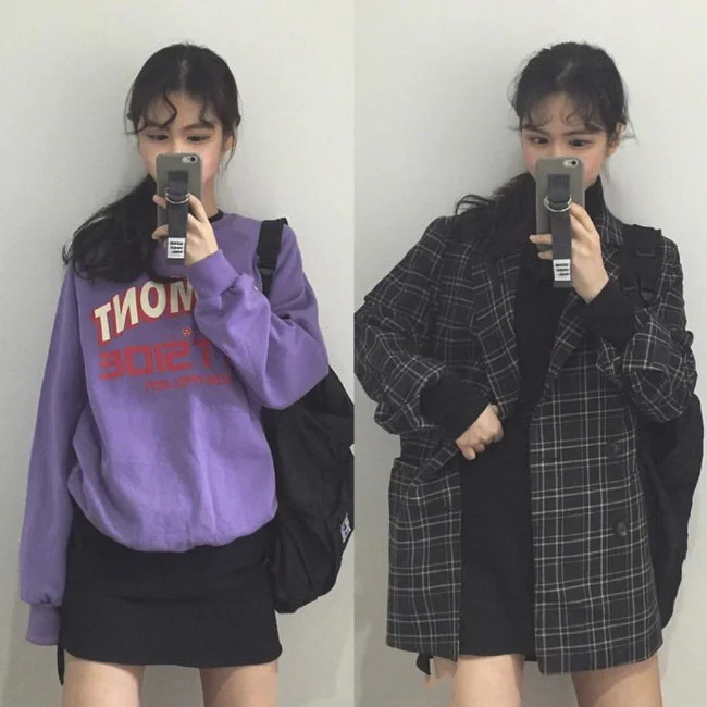 2019初秋流行穿搭，半裙和衬衫是绝配